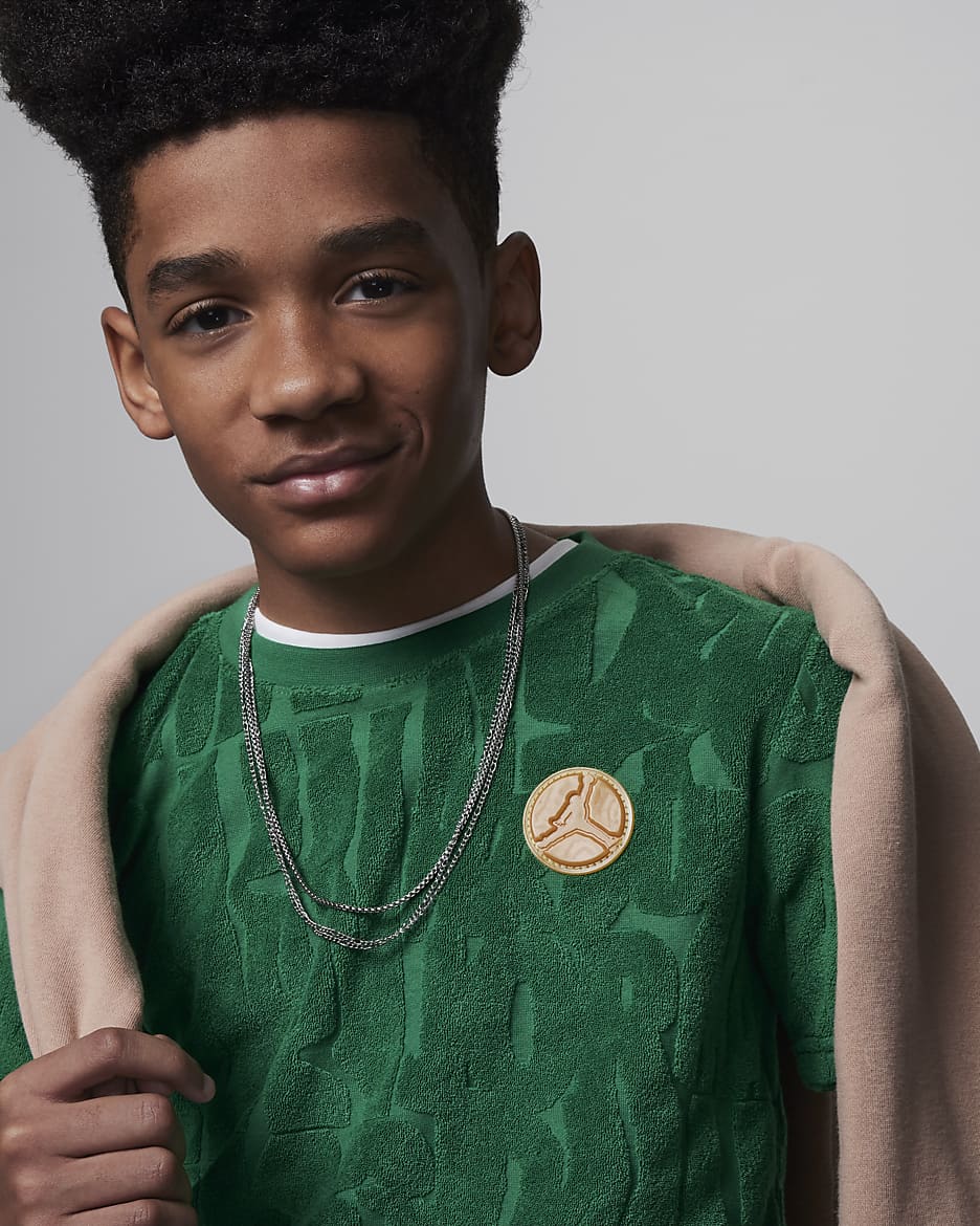 Jordan green shirt best sale